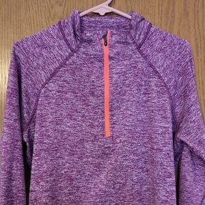 Purple tangerine quarter zip